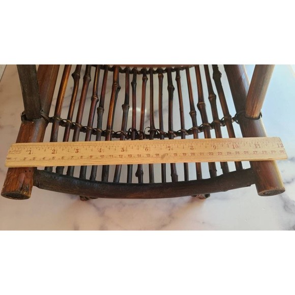 Vintage Wooden Magazine Rack - Picture 3 of 10